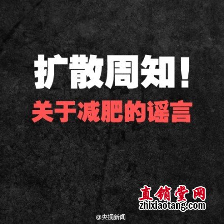 央视为你解密减肥骗局