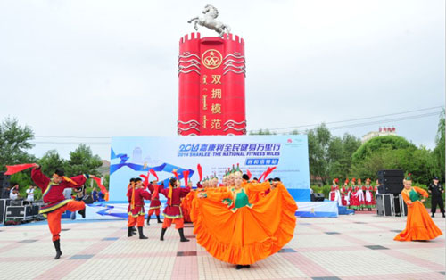 广场健身舞——安代舞