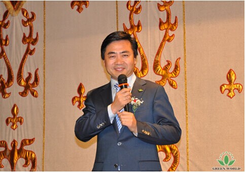 绿世界集团副总裁、欧亚区域总裁陈延国先生致辞