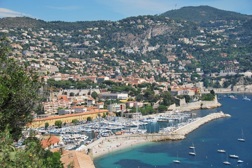 俯瞰美丽的尼斯