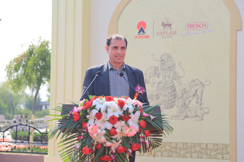 法国特莱仕酒业集团副总裁福瑞德·欧利文致辞