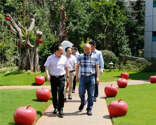 中国科学院副院长张亚平院士一行莅临理想科技集团考察指导