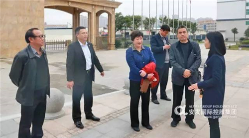 辽宁省大连市侨联主席王大鸣一行莅临安发生物进行调研工作