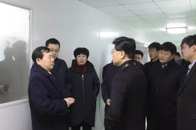 威海市文登区领导莅临金颐阳参观指导