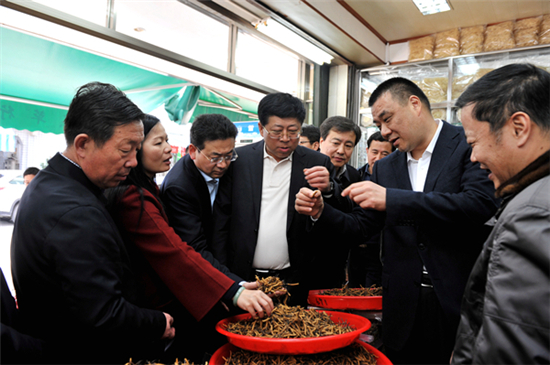 青海省副省长王黎明率政府考察团考察康美药业