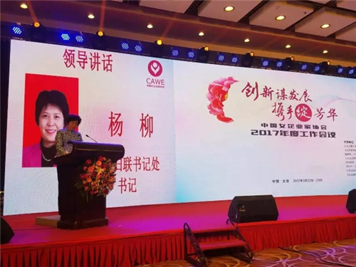 天士力控股集团吴迺峰总裁参加中国女企业家协会2017年工作会议