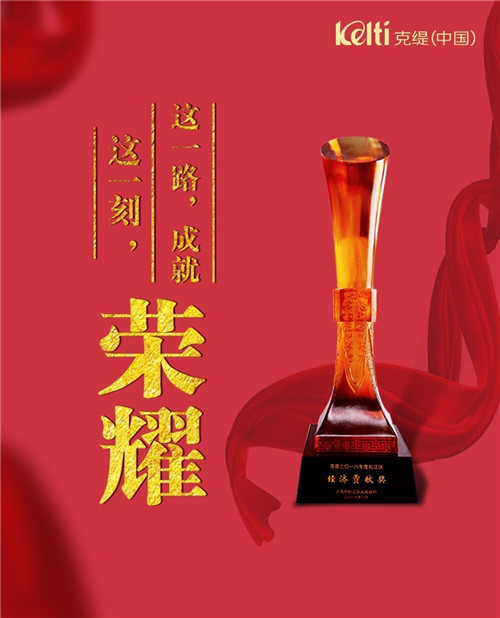 热烈祝贺克缇再度荣获松江区年度经济贡献奖！