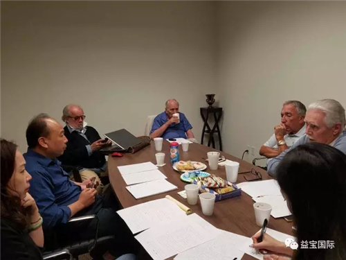 益宝生物高层与美英直销大咖共商国际市场启动计划