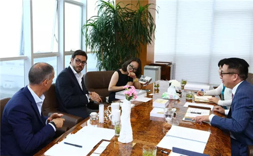 意大利INTERCOS集团瑞士CRB总裁、研发总监来访绿叶科技集团