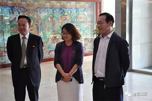 全国工资集体协商工作调研督导组一行莅临金诃藏药调研考察