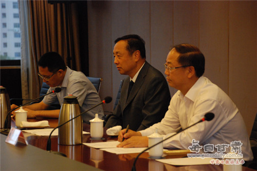 如新集团中国区总裁郑重一行到甘肃考察访问