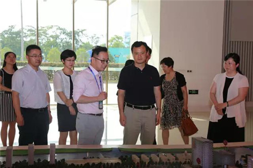 共青团江苏省委书记王伟一行调研隆力奇