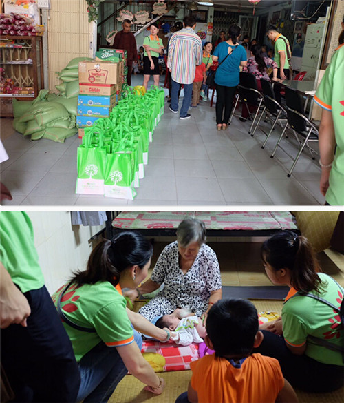 跨出国门散播爱心 炎帝探访越南明心孤儿院