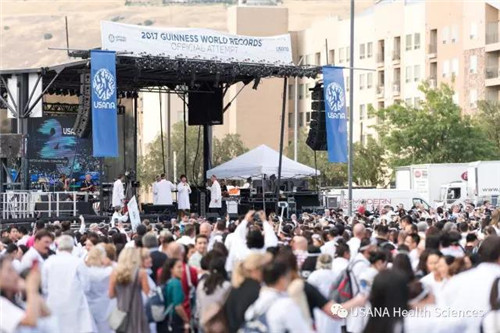 USANA 成功打破吉尼斯世界纪录 并为基金会募捐23万份餐食