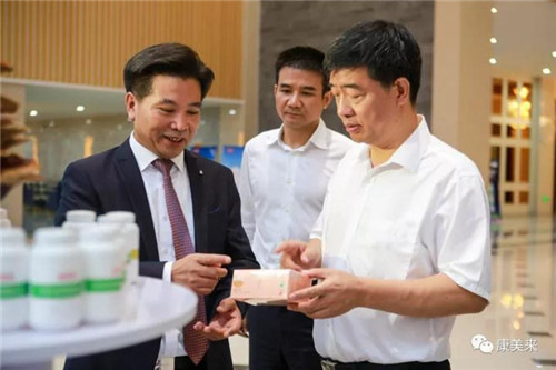 六安市委书记孙云飞专程到康美来集团调研