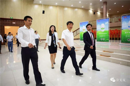 六安市委书记孙云飞专程到康美来集团调研