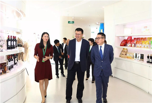 盐城开发区光电产业园周翔书记一行莅临绿叶视察指导