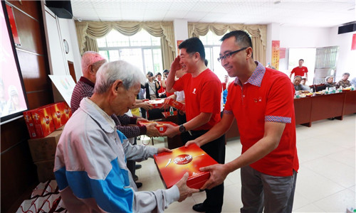 爱在重阳，情系军休 ——太阳神党员走进军休所