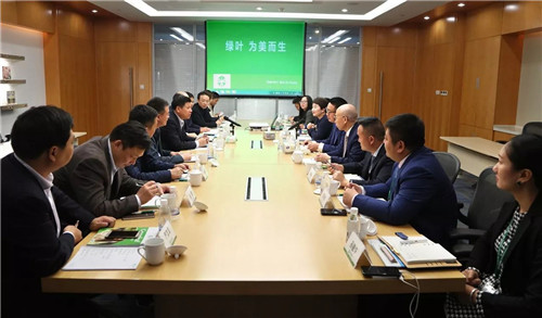 国家级盐城经济技术开发区郭玉生书记携考察团莅临绿叶视察指导