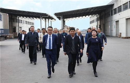 国家级盐城经济技术开发区郭玉生书记携考察团莅临绿叶视察指导