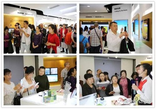 荣格张瑞霞及蒋春碧带领代理商前来公司参观考察