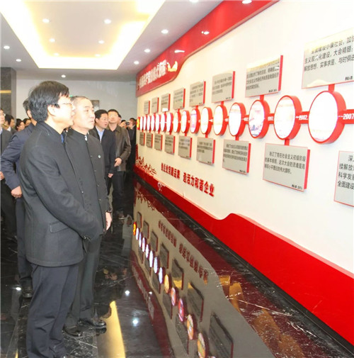 威海市委组织部领导来安然观摩指导党建工作