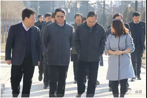 青海省副省长王黎明莅临金诃藏药视察