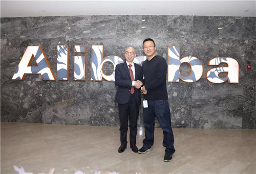 绿叶徐建成董事长、李仙霖总裁应邀访问阿里巴巴总部