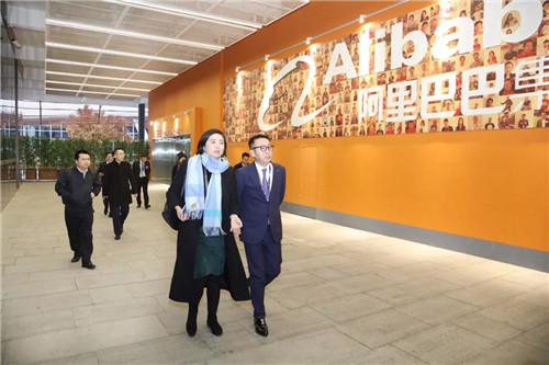 绿叶徐建成董事长、李仙霖总裁应邀访问阿里巴巴总部