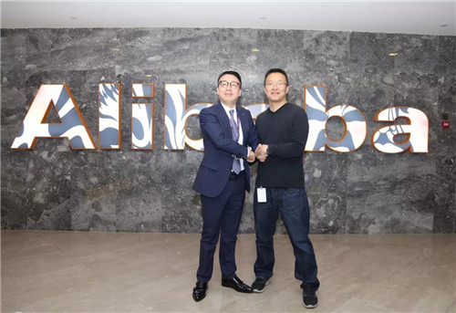 绿叶徐建成董事长、李仙霖总裁应邀访问阿里巴巴总部