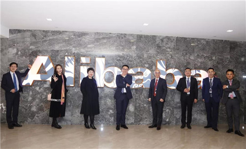 绿叶徐建成董事长、李仙霖总裁应邀访问阿里巴巴总部