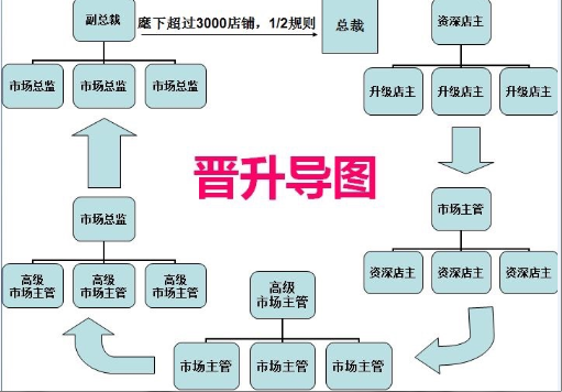 云集品11月27日之前的晋升体系，后来改为积分制。&nbsp;资料图