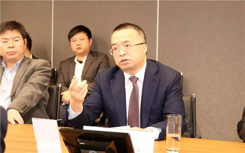 绿之韵胡国安董事长陪同中共长沙市委常委一行赴香港交易所考察座谈