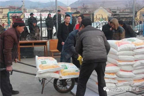 海之圣走进革命老区送温暖、送关爱！