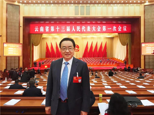 理想科技董事长焦家良参加云南省第十三届人民代表大会第一次会议