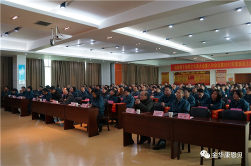 康恩贝第十届职工代表大会第八次会议暨2017年度表彰大会圆满召开