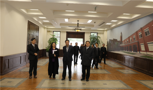 上海市松江区区委领导一行莅临克缇参观调研