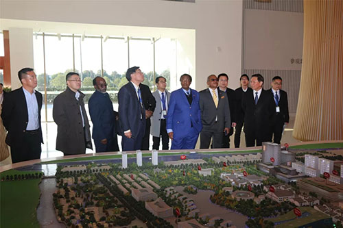 尼日利亚驻华大使阿赫迈德•吉达考察隆力奇