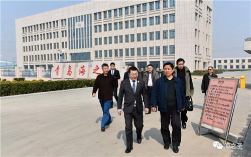 中国退役士兵就业创业服务促进会领导莅临海之圣参观指导