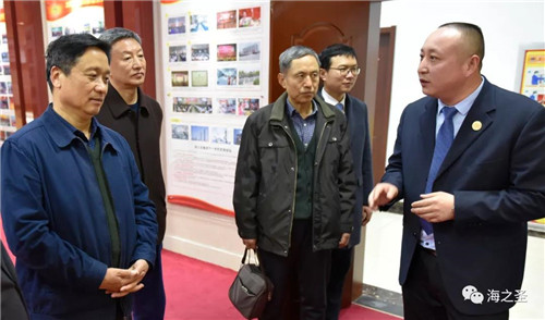 中国退役士兵就业创业服务促进会领导莅临海之圣参观指导