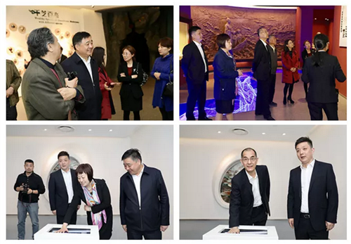 中国侨联顾问王宏一行参观安惠中华灵芝文化馆