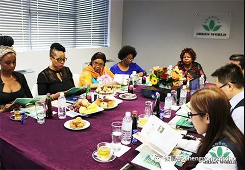 南非祖鲁族王后访问沃德绿世界约堡分公司