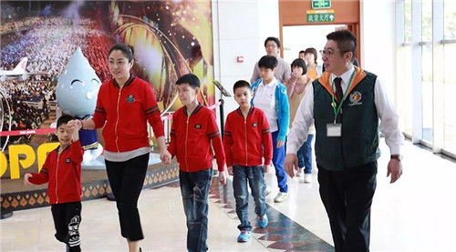 天津市儿童福利院走访尚赫公益基金会