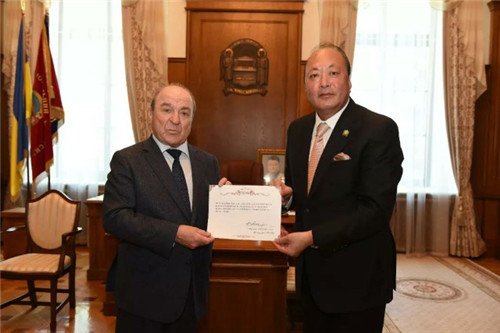 天狮天元大学与乌克兰著名高校签订战略合作备忘录