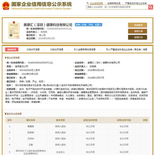 美康汇涉嫌传销和虚假宣传被湖南执法部门查处