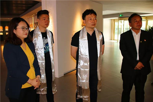 江西仁和药业有限公司总经理邹小清一行莅临金诃藏药参观考察