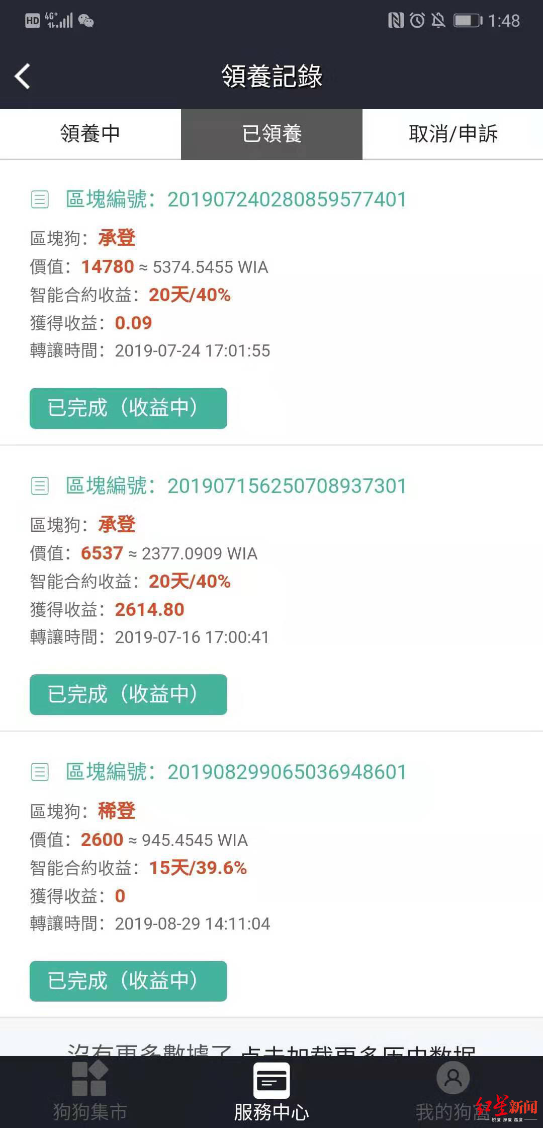 网上投钱疯狂“抢狗” 400人玩虚拟宠物游戏称被骗300多万